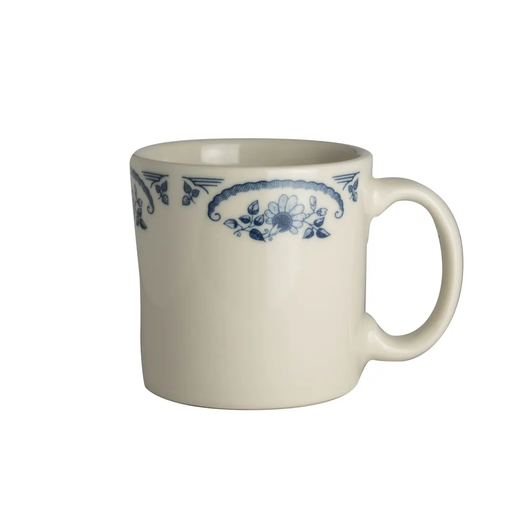 Steelite HL5835035 China Mug, 12-13 oz, 3-5/8\" Dia × 3-5/8\" H, American Rose Blue - 1 Dozen