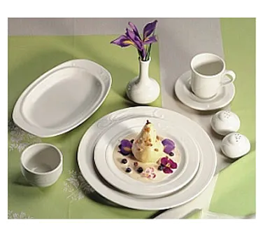 Steelite HL6181000 - 7-3/4 Oz Stackable China Cup, 5-7 Oz Capacity, Sold Per Dozen - 1 Dozen