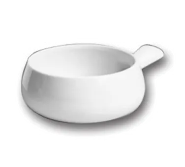 Steelite HL6430ABWA - China White Bowl Handle, 16 oz (7‑1/8" x 5‑1/4" x 2‑3/8"), 1 Dozen