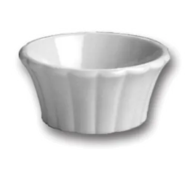 Steelite HL8280AWHA - 1 Oz White Hall China Ramekin, 2-3/8" Diameter, Flared, - 1 Dozen