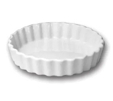 Steelite HL8640ABWA - 8 Oz Soufflé Ramekin, 5-1/4" Diameter Round Hall China, Bright White - 1 Dozen