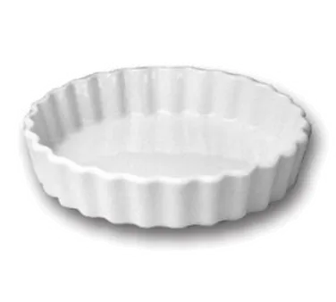 Steelite HL8640AWHA - 8 oz Soufflé Ramekin, 5-1/4" Diameter, Round Hall China, White Finish - 1 Dozen