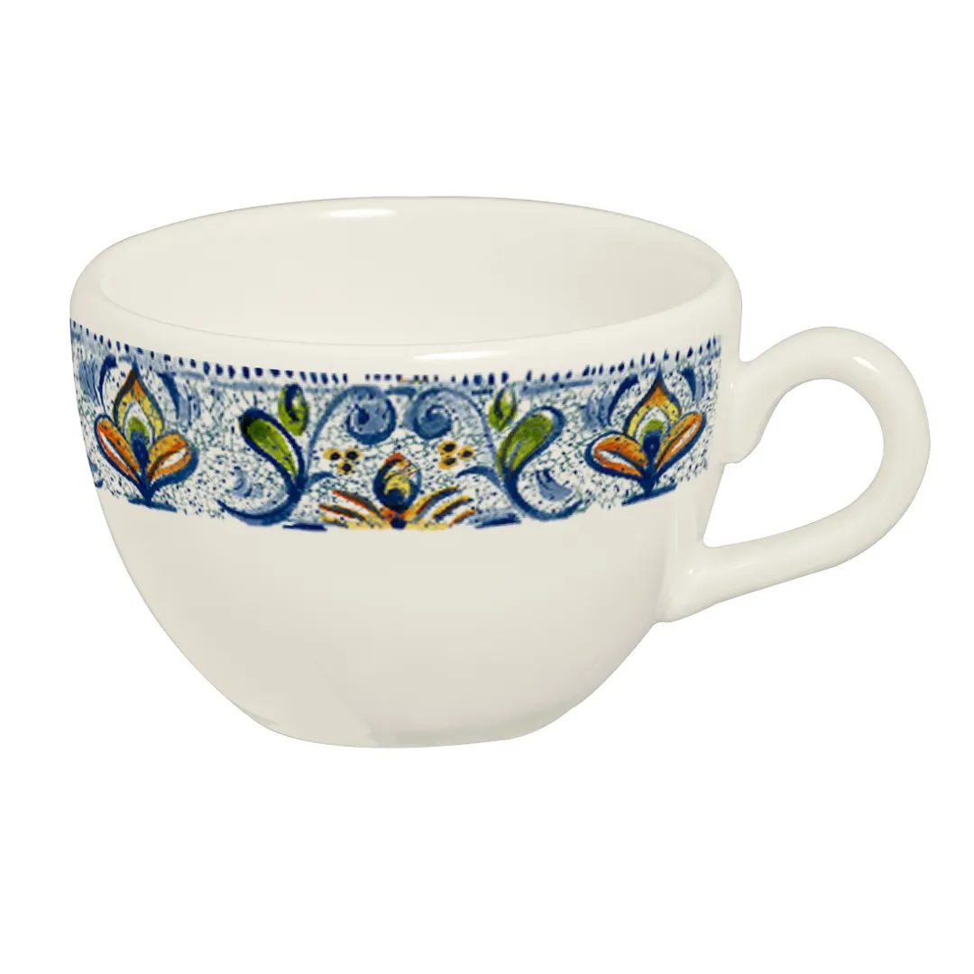 Steelite HL99563906 - Low Cup China, 8 oz, 4.375"x3.625"x2.5", Catalina Finish, RE & NR, - 1 Dozen
