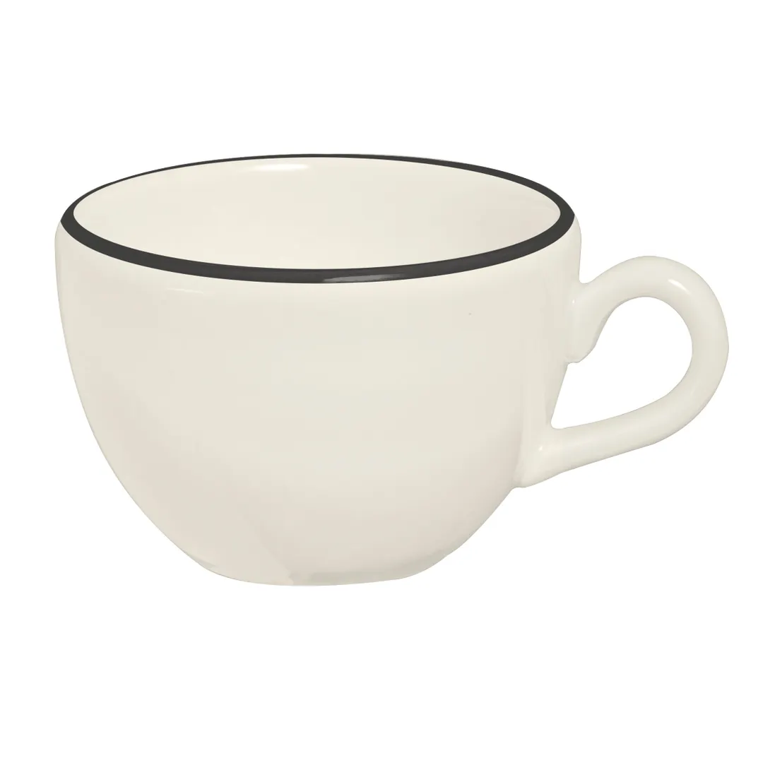 Steelite HL99563927 Low Cup 8 Oz China Cup 4.375" x 3.625" x 2.5" RE/NR Homer Laughlin - 1 Dozen