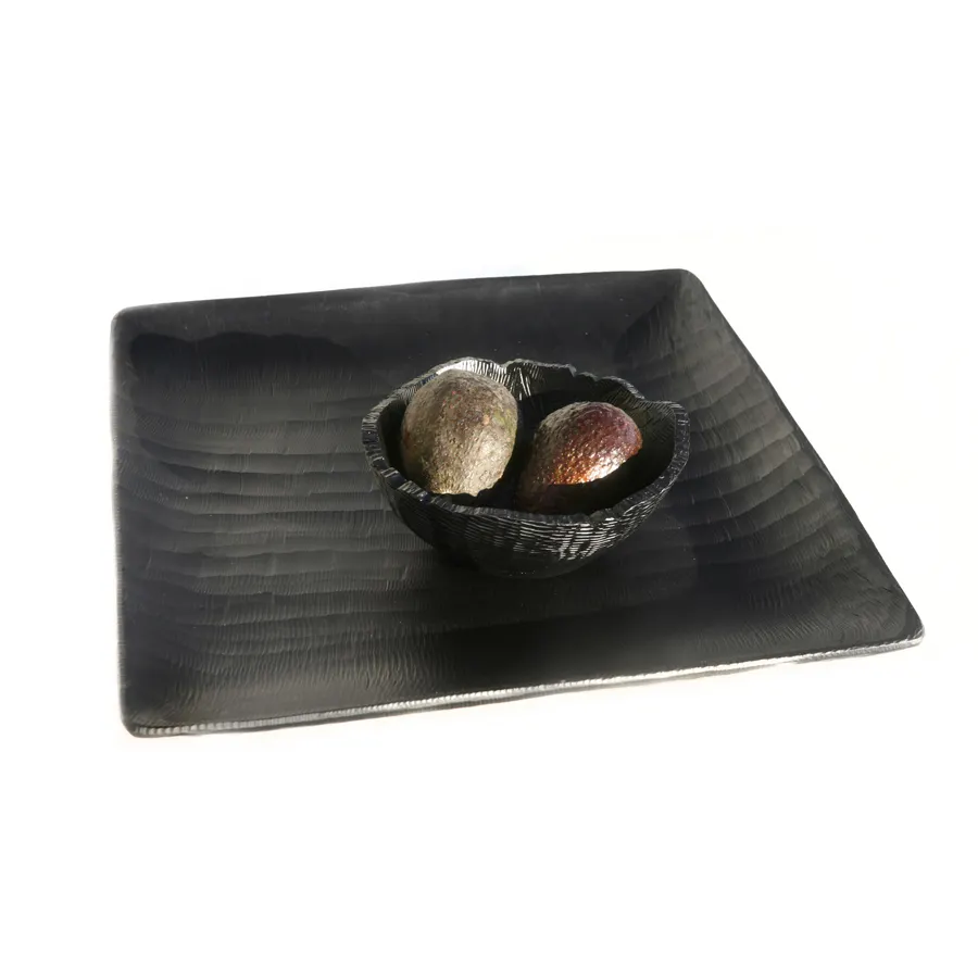 Steelite KMK2105ES - Tray, 19½" L x 16½" W x 1½" H, Black Resin, Espresso Finish, Dishwasher Safe