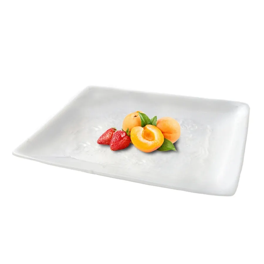 Steelite KMK2105SH Rectangular Tray, 19½" L x 16½" W x 1½" H, White Resin, Break‑Resistant