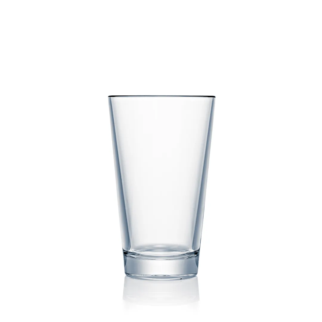 Steelite N400203 - 20 oz Clear Polycarbonate Mix Glass, Shatter-Proof, 6-3/8" H x 3-3/4" Dia,1 Dozen