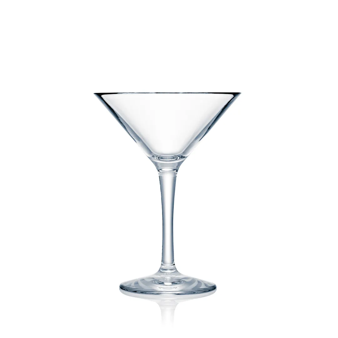 Steelite N401903 - 10oz Clear PC Mart Glass Shatter-Proof H6-3/4"×M5-1/4"×T5-1/4"×B3-1/4", - 1 Dozen