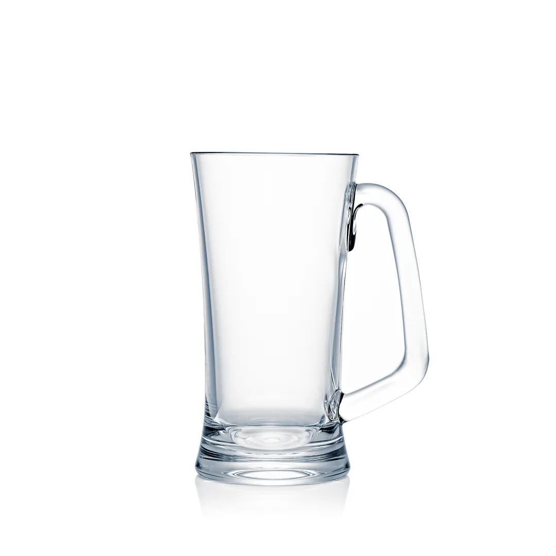 Steelite N403503 - 17 oz Clear PC Beer Mug, Hand-Finished Shatter-Proof, H 6-1/2" D 3-3/8", 1 Dozen