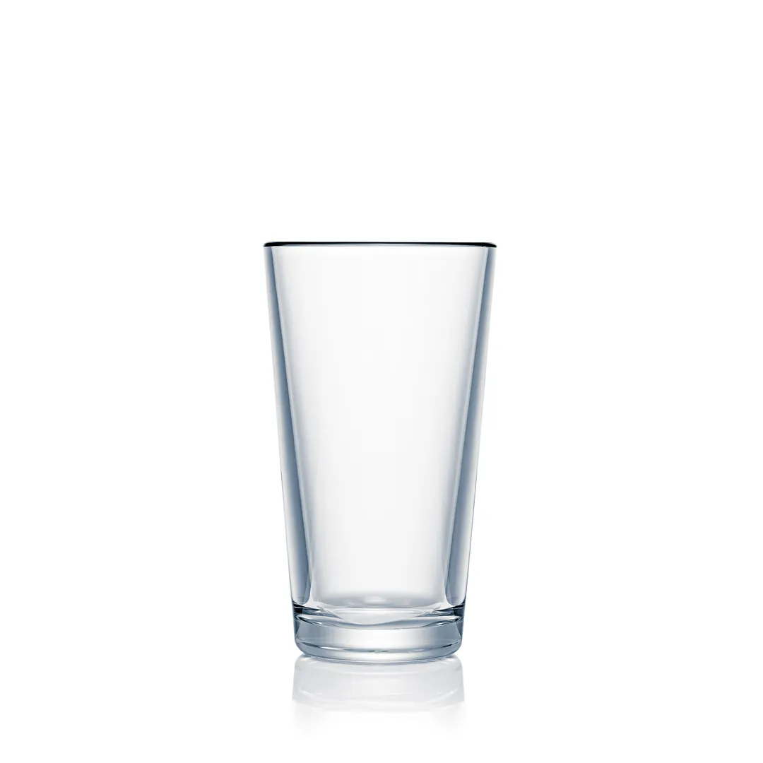 Steelite N40380 - Clear Polycarbonate 16 oz Plastic Cup, Height 6¼", Mouth 3½", Sold as 4/Pack