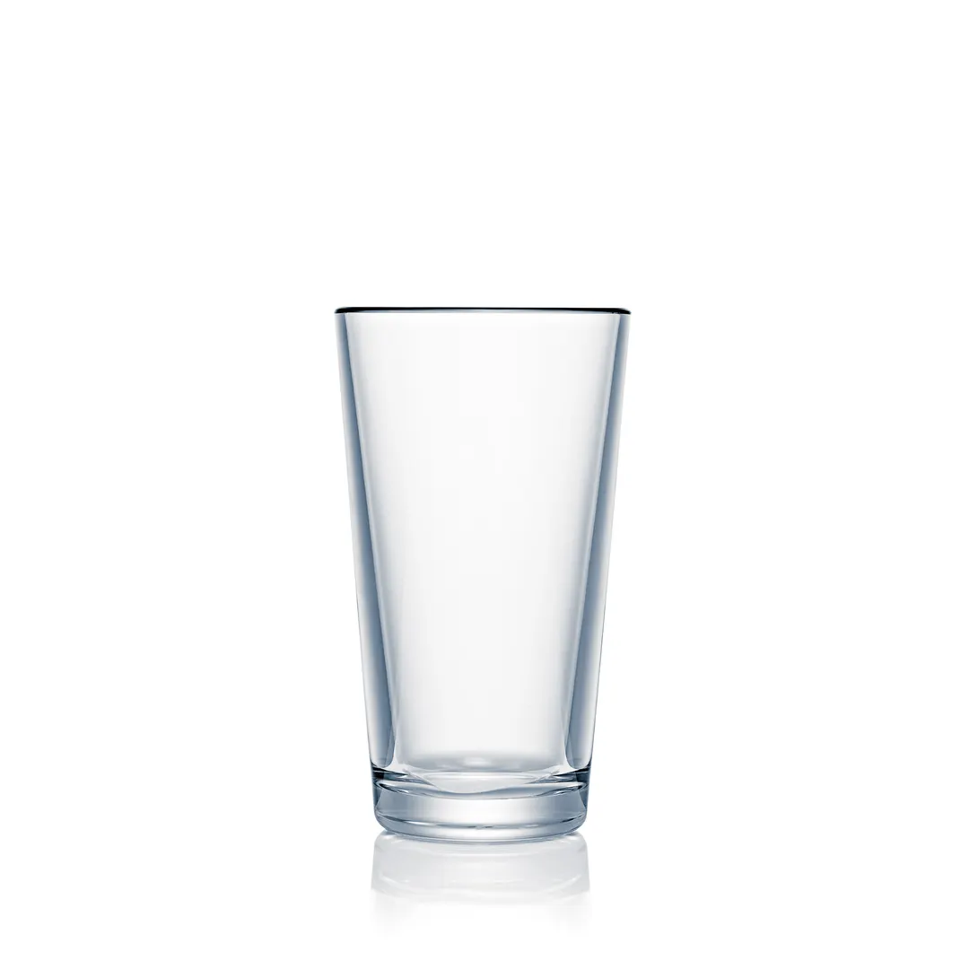 Steelite N403803 - 16 oz Clear PC Mixing Glass Height 6‑1/4" Mouth 3‑1/2" Base 2‑1/2" - 1 Dozen