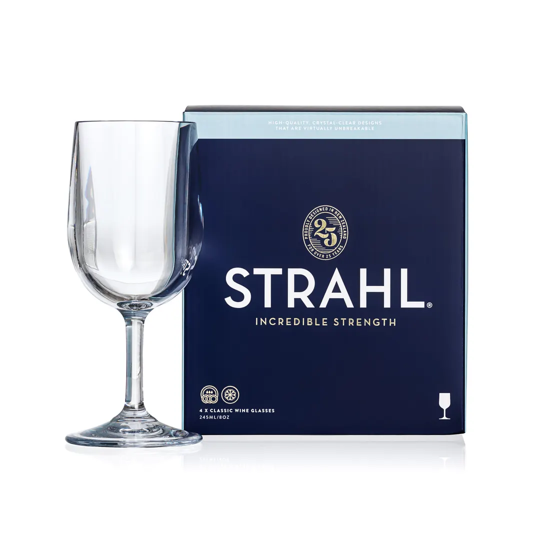 Steelite N406801 - 8 oz Clear Polycarbonate Wine Glass, 6-7/8" H, 2-7/8" M, Barware, 1/Pack