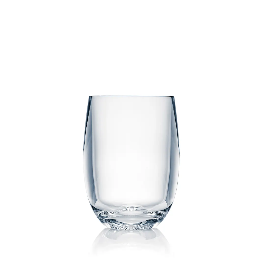 Steelite N40840 - 13 oz Clear Polycarbonate Plastic Cups, 4.75" H x 3.25" Dia, - 4/Case