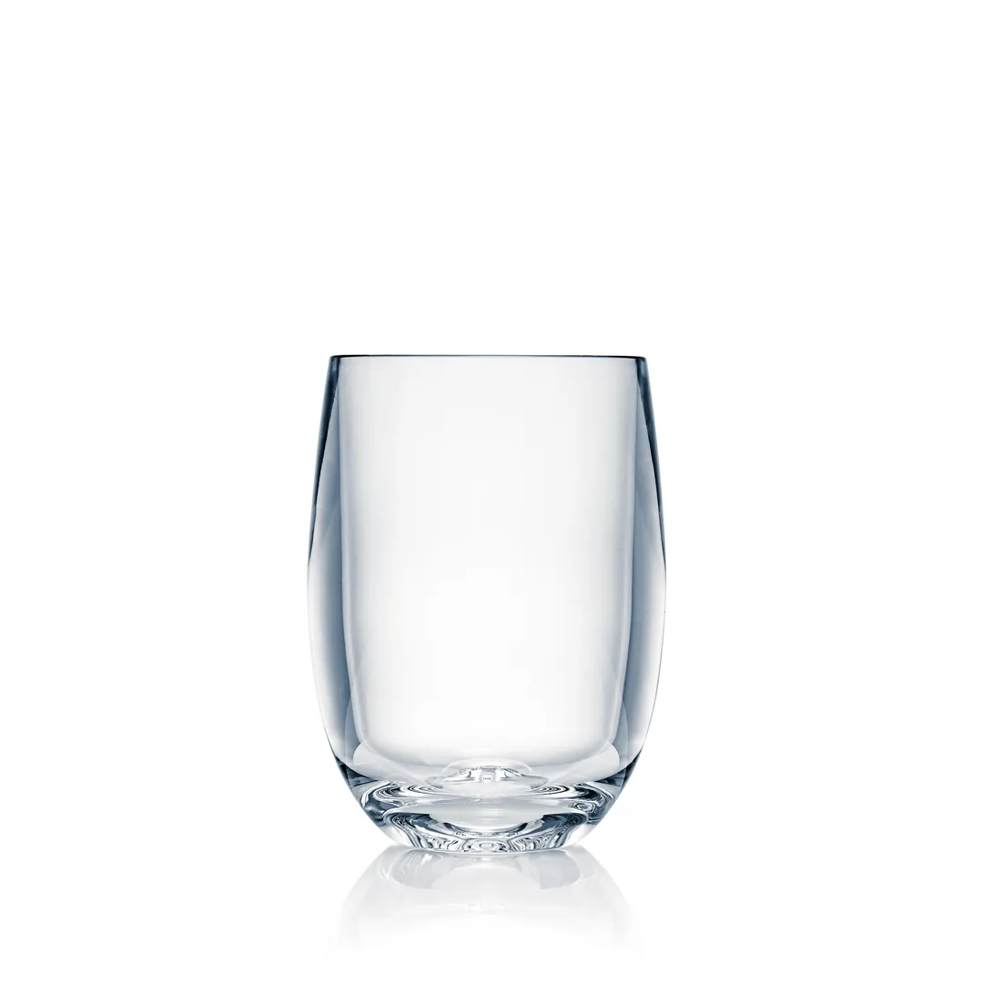 Steelite N408403 - 13 oz Clear Polycarbonate Wine Glass, 4-3/4" H x 3-1/4" W x 2" B - 1 Dozen