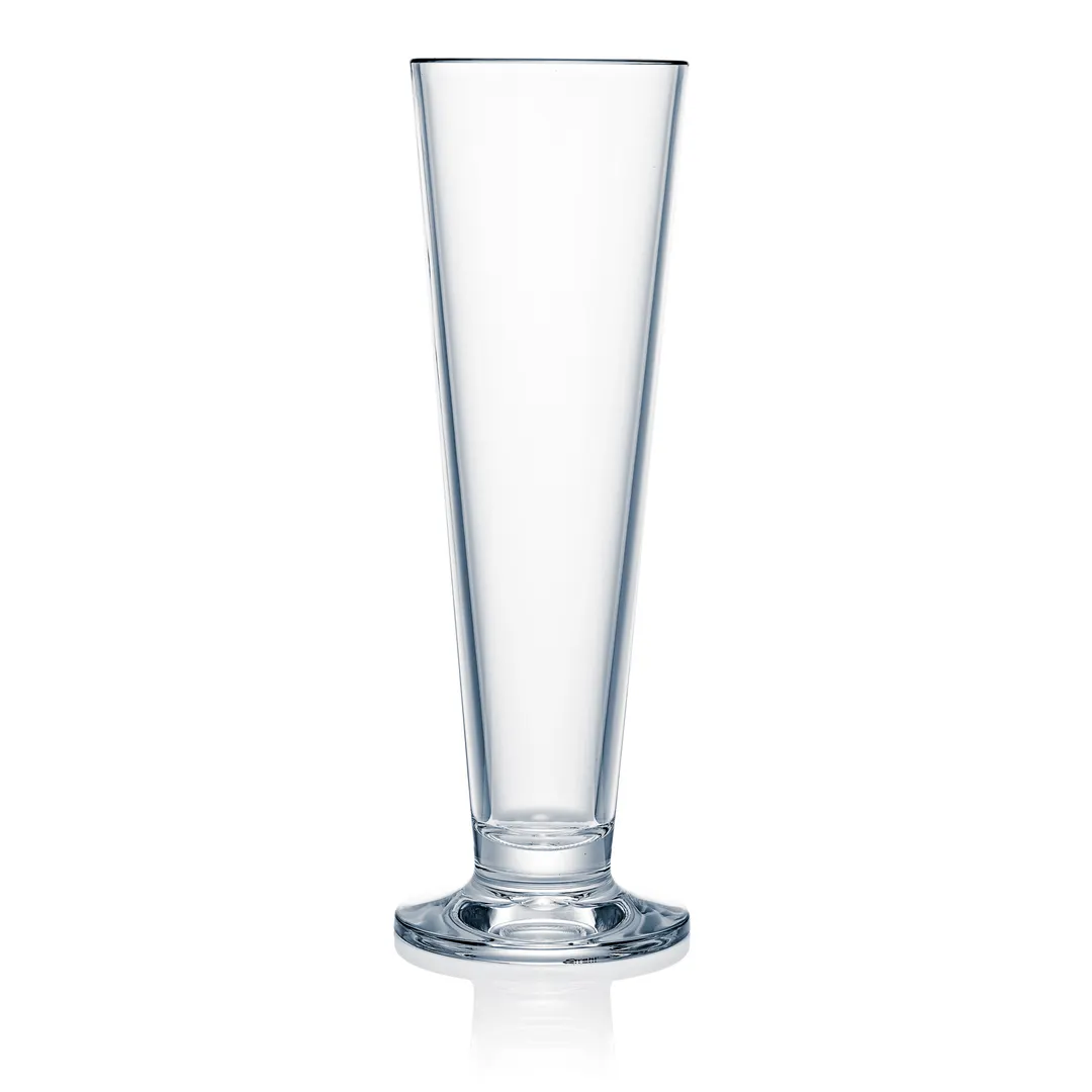 Steelite N41140 Plastic Cup, 14 oz Clear Polycarbonate, Height 9-1/4" Diameter 3-1/8", 4/Case
