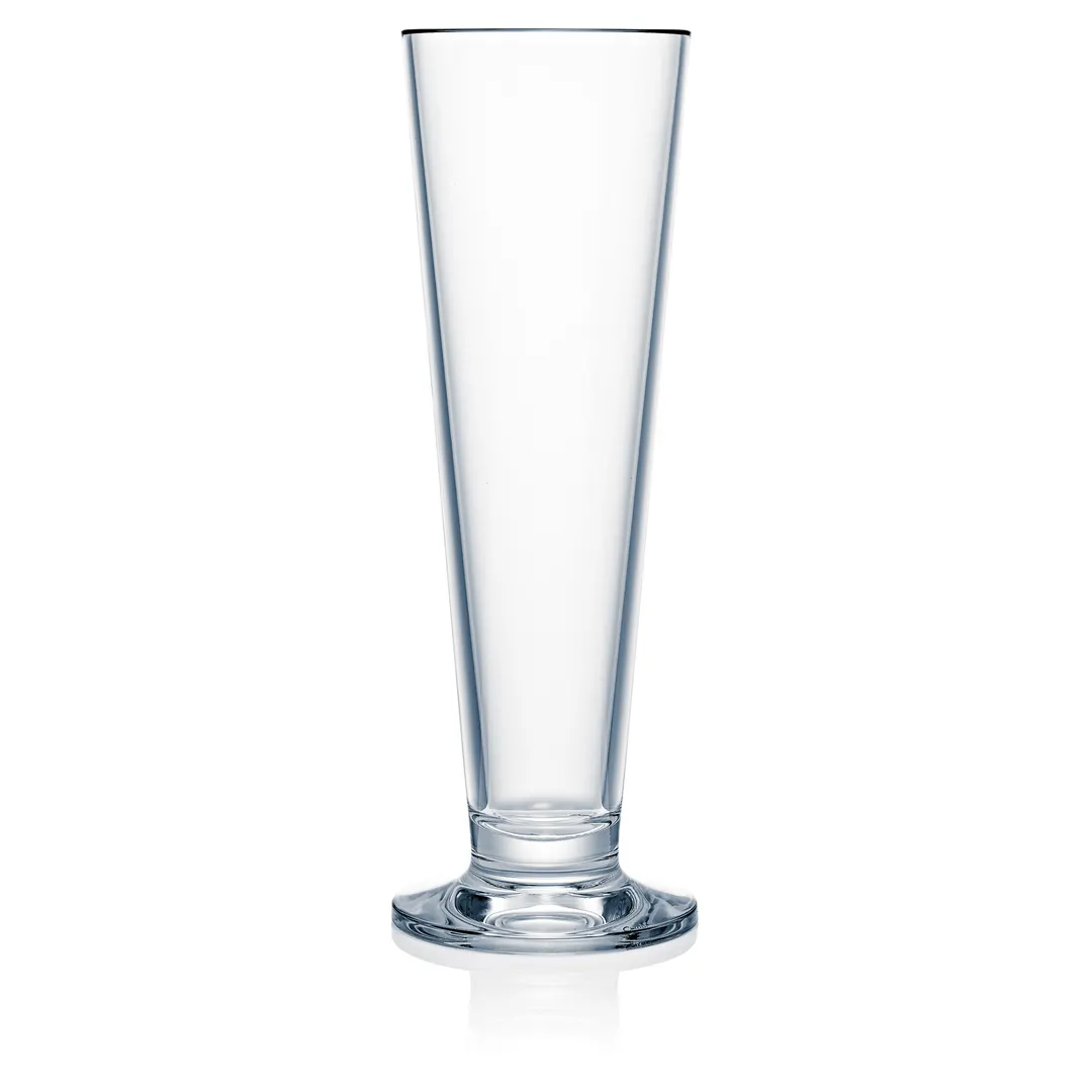 Steelite N411603 - Pilsner, 16 oz, Clear Polycarbonate, 9-1/2\"H/3-1/4\"M/3-1/8\"T/3-1/4\"B - 1 Dozen