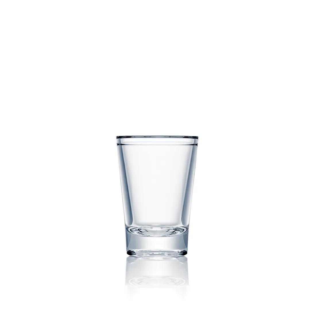 Steelite N532503 - Strahl® 2‑Oz Clear PC Shot Glass, 2‑7/8"H 2"M 2"T 1‑5/8"B - 1 Dozen
