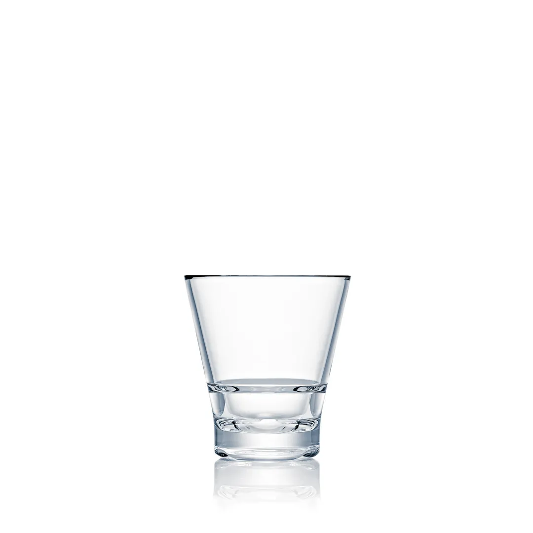 Steelite N710053 - Strahl® CapellaStack Rocks, 5 Oz Clear, 3-1/4" H x 2-7/8" W x 1-7/8" B - 1 Dozen
