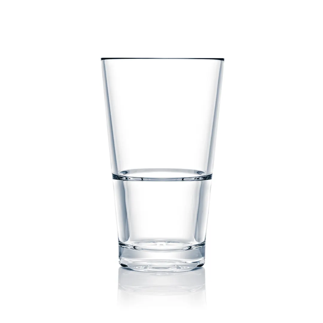 Steelite N71020 - 20 oz Clear Polycarbonate Cup, 6-3/8" H x 3-3/4" M, Sold Per 4/Case