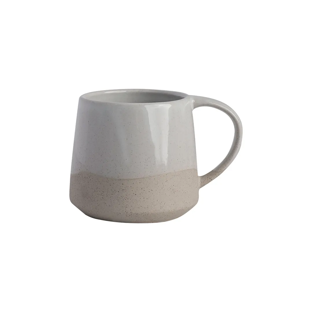 Steelite OG1007662 China Mug, 15 Oz Stoneware, Gembrook White, 5.25" x 4.125" x 3.75" H - 1 Dozen