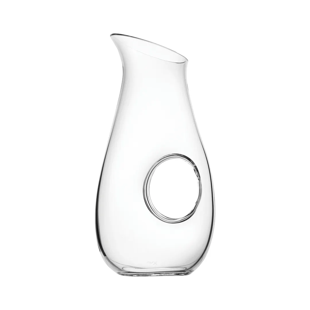 Steelite P20933 Decanter Carafe, 1.25 Qt (35-59 oz) Nude Halo Crystal Glass, 11-3/4" H - 6/Case