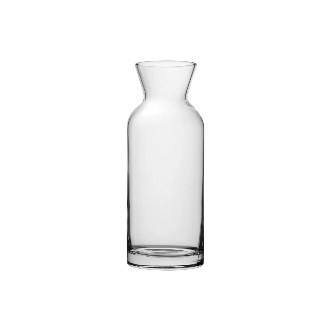 Steelite P43814 Decanter Carafe, 25 oz Clear Soda Lime Glass, Height 8-1/8" Diameter 3-1/4" - 6/Case