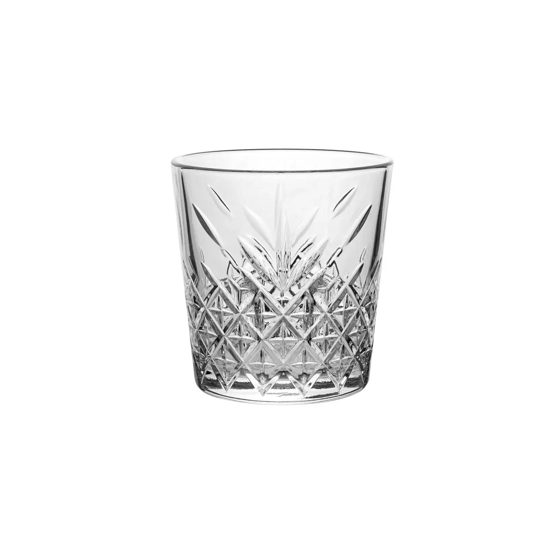 Steelite P520074 - Stackable Old Fashioned Glass, 12 oz, Clear Tempered H 3‑3/4" B 2‑7/8" - 1 Dozen