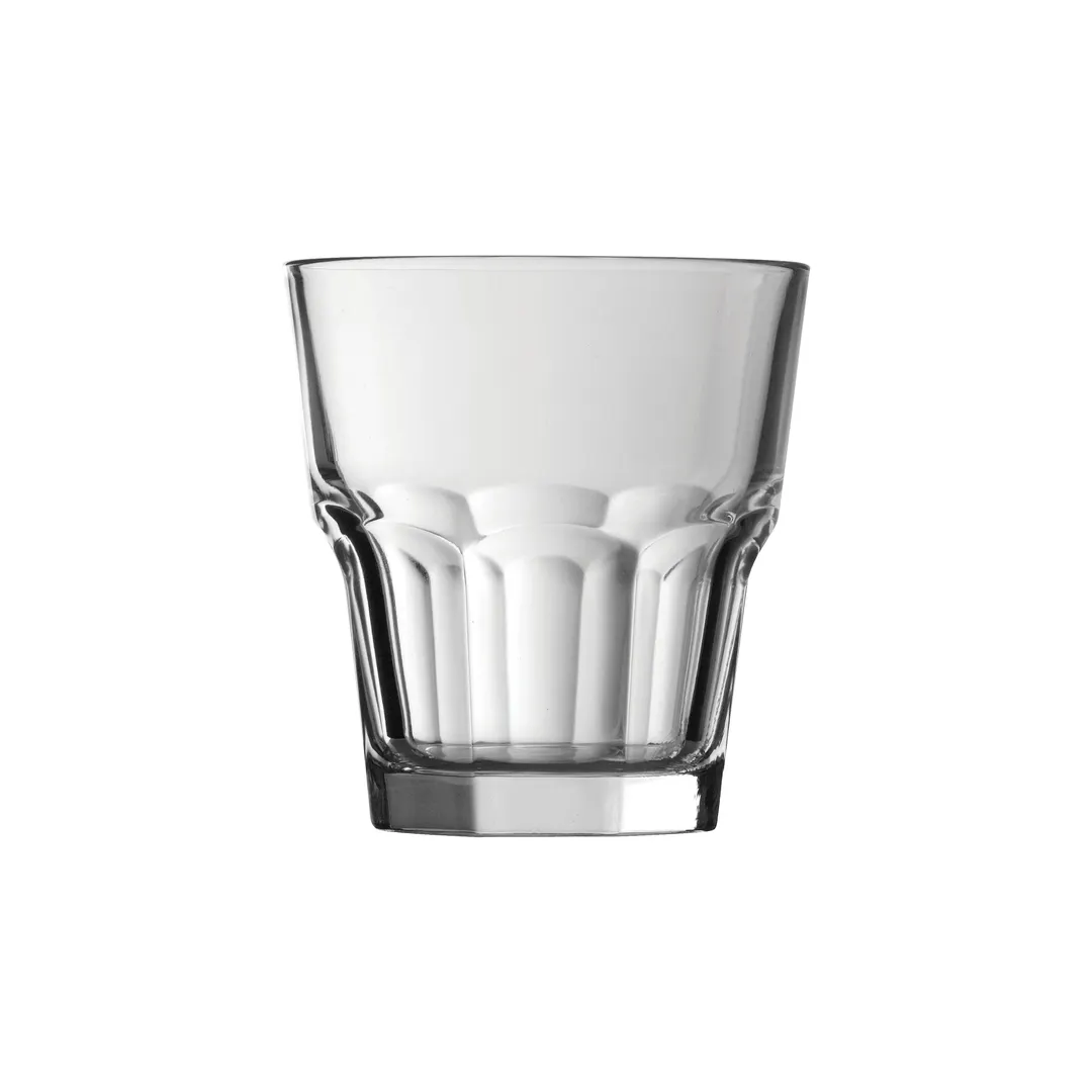 Steelite P52705 Old Fashioned Rocks Glass – 9 oz Clear Tempered Glass, H 3‑5/8" Ø 3‑3/8", - 1 Dozen