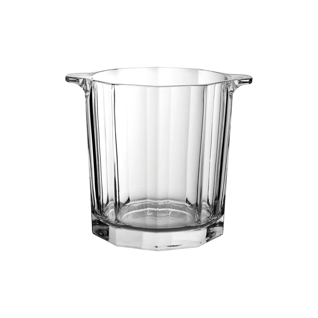 Steelite P68308 Ice Bucket, 1.75-Quart (128-286 oz) Clear Glass, 6″H x 7--1/4″W x 5-5⁄8″B, - 4/Pack