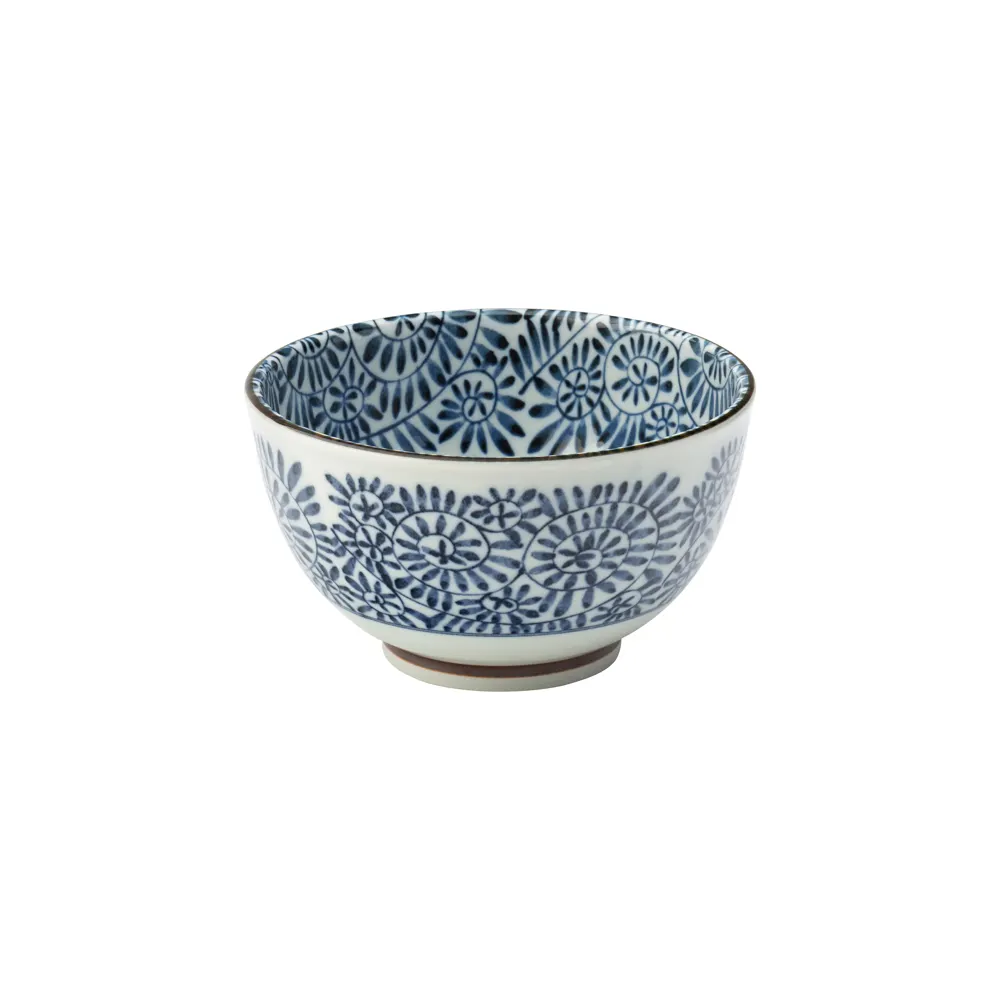 Steelite UCT7067 - 17 oz Porcelain Bowl, Blue, 5" Diameter x 3" Height, General Usage, - 1 Dozen
