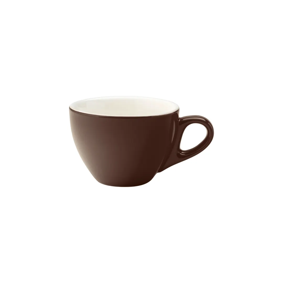 Steelite UCT8126 Cup, 12.25 oz Brown Porcelain, 5.5" x 4.25" x 3.0" H, Utopia Barista - 1 Dozen