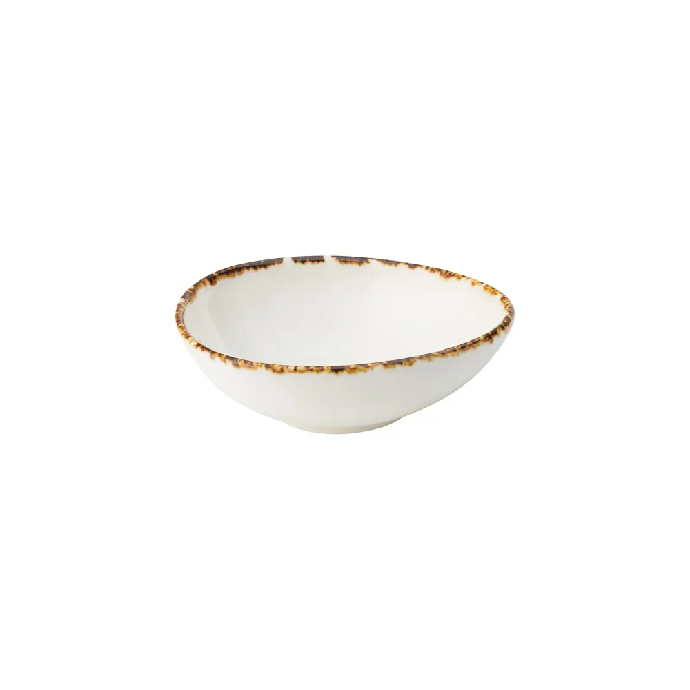 Steelite UCT9066 - Oval Porcelain Sauce Dish, 5.25 oz, 4.5" x 1.25" White, Utopia Umbra - 1 Dozen
