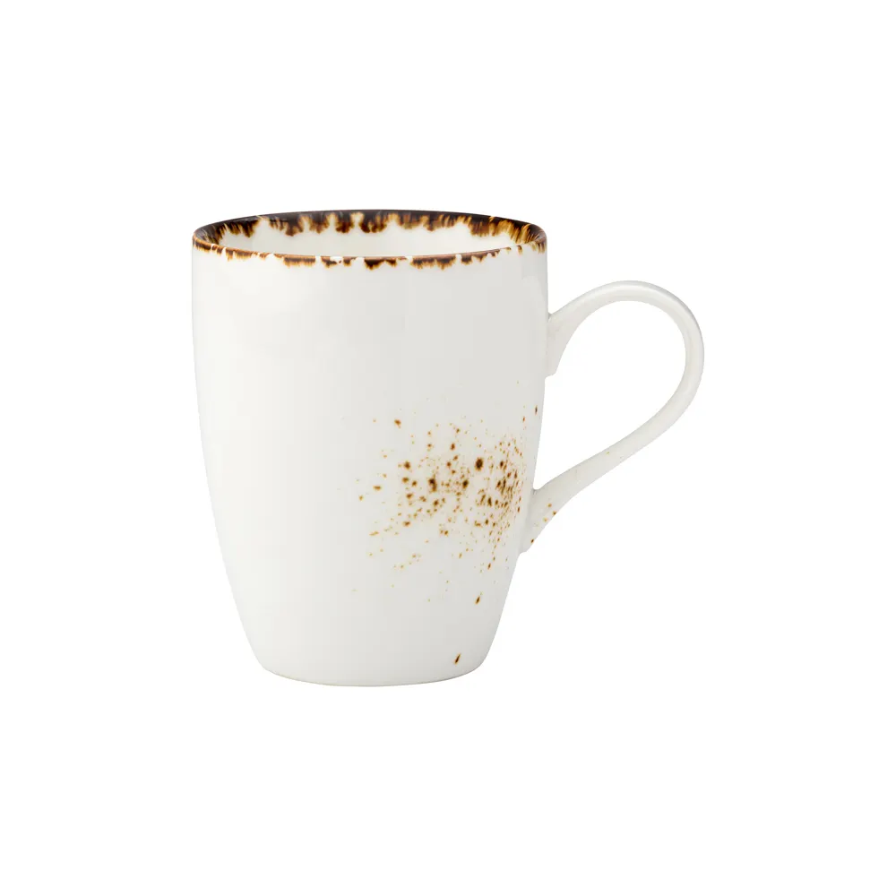 Steelite UCT9077 China Mug, 12 oz White Porcelain, 4.5" x 3.25" x 4.125", Non‑Stackable - 6/Case