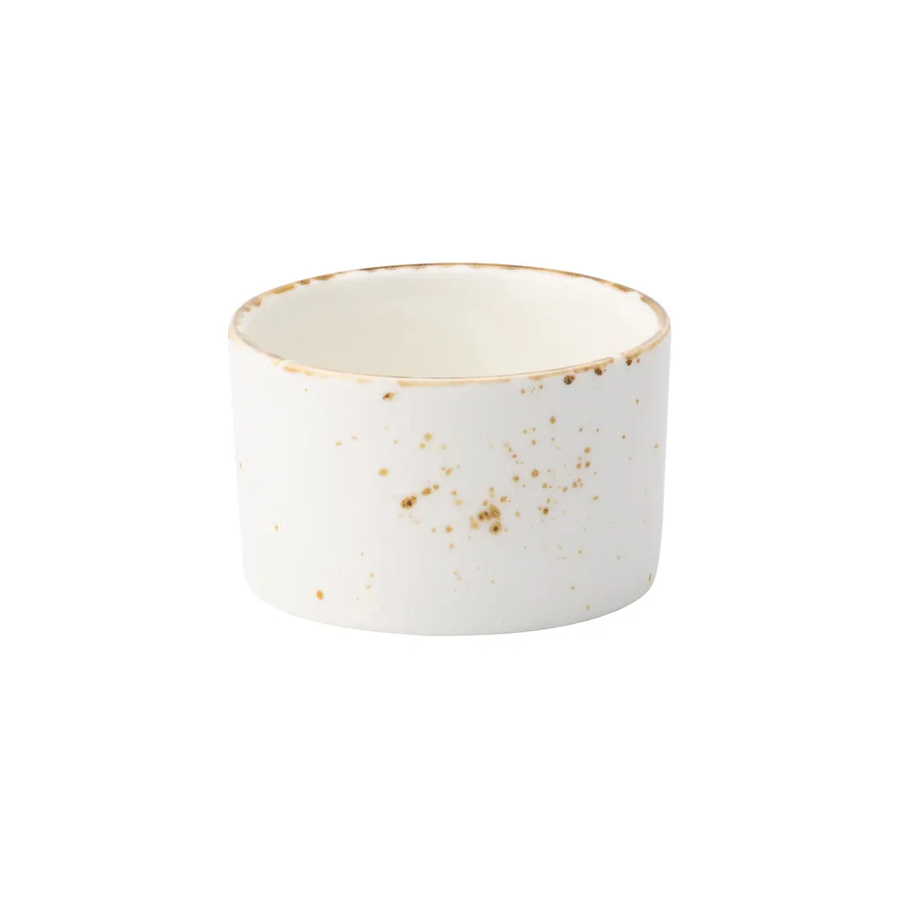 Steelite UCT9088 - White Porcelain Ramekin / Sauce Cup, 3.5 Oz, 2.75" × 2.75" × 1.75" - 1 Dozen