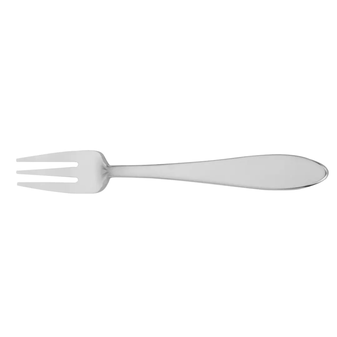 Steelite WL0115 - 5.5" Cocktail Oyster Fork, Handle, Pistol Grip, 18/0 Stainless Steel - 1 Dozen