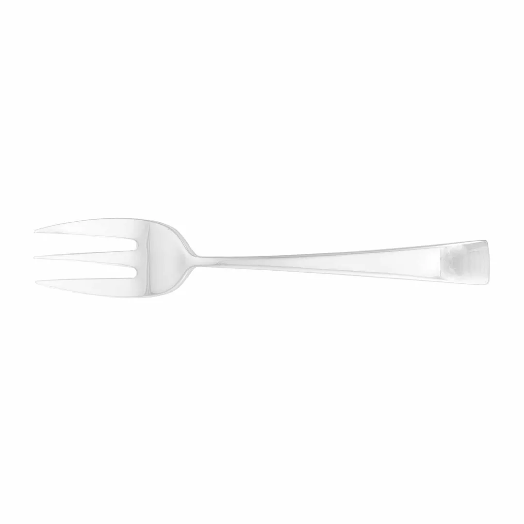 Steelite WL0615 - 6" Cocktail Oyster Fork, 18/0 Stainless Steel, Walco Freya Finish - 1 Dozen