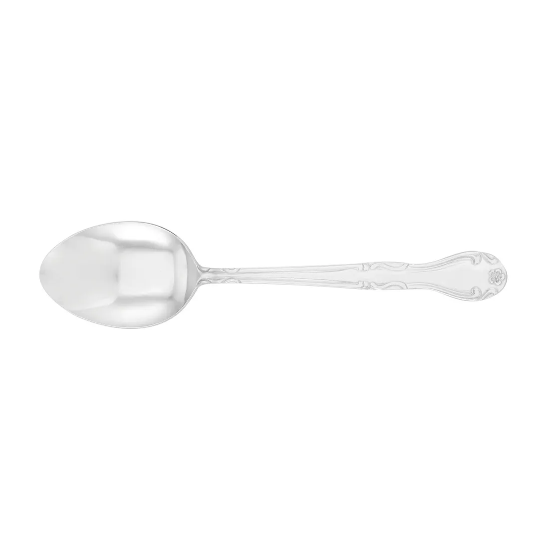 Steelite WL1103 Tablespoon Spoon - 8" Solid 18/0 Stainless Steel, 7-8" Length, Walco - 1 Dozen