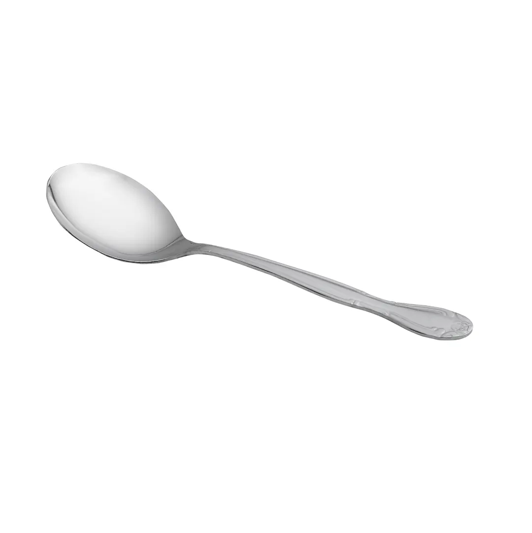 Steelite WL1112 Soup Bouillon Spoon, 5-1/4" Length, 18/0 Stainless Steel, Barclay - 1 Dozen