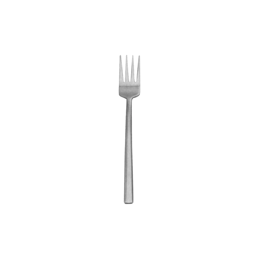 Steelite WL1206FST - Salad Fork, 6" Length, 18/10 Stainless Steel, Fieldstone Finish - 1 Dozen