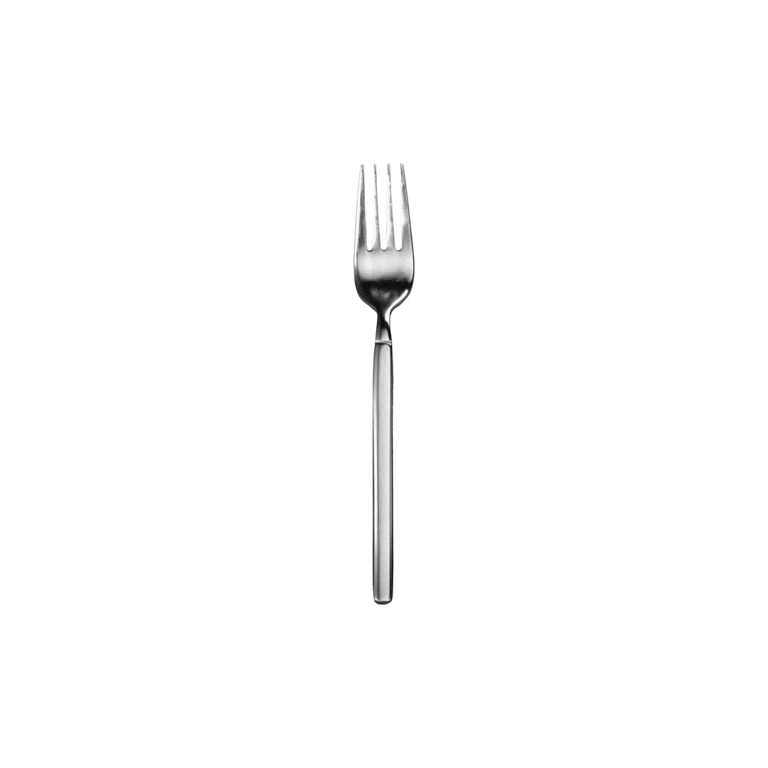 Steelite WL2506FST Salad Fork - 7" Forged Handle, 18/10 Stainless Steel, Fieldstone Finish - 1 Dozen