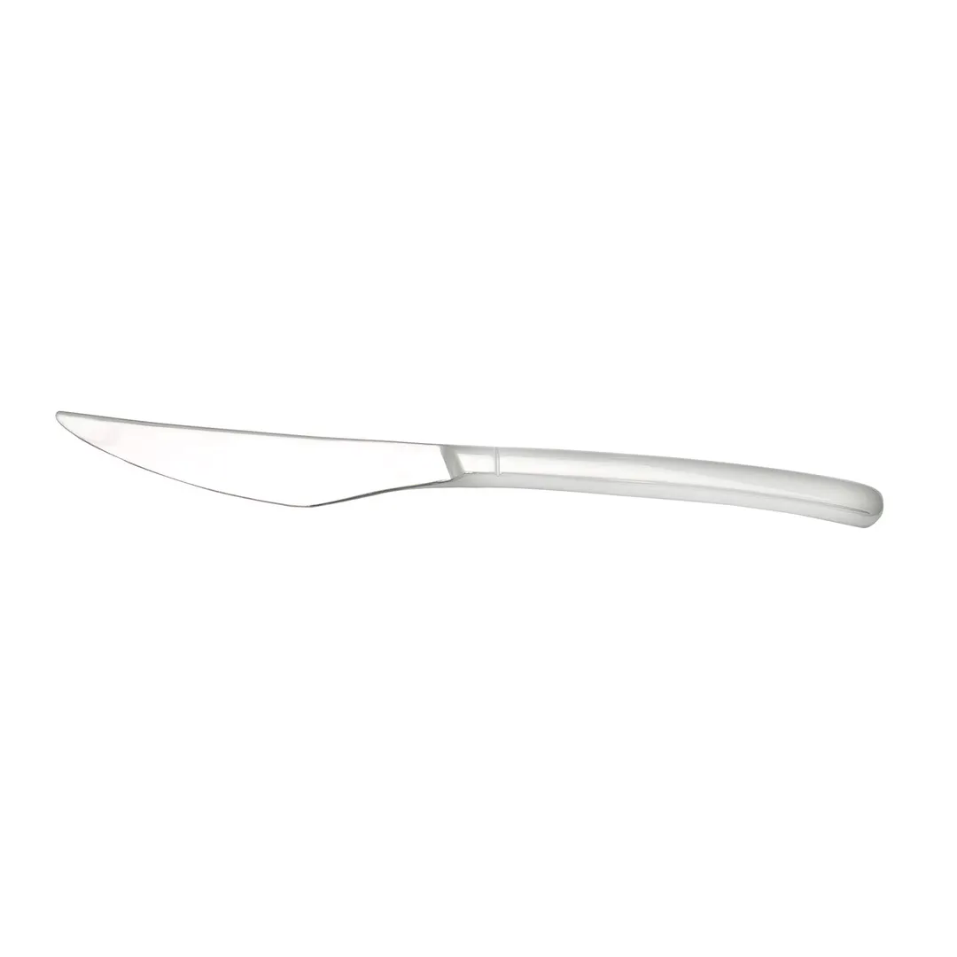 Steelite WL2522 Steak Knife – 8-7/8" Stamped Stainless Steel Handle, 420 Mirror Blade - 1 Dozen