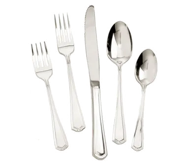 Steelite WL44051 Dinner Fork - 8-1/4" Silverplate, Walco 18/10 Silver‑Plated, 7"‑8" Length - 1 Dozen