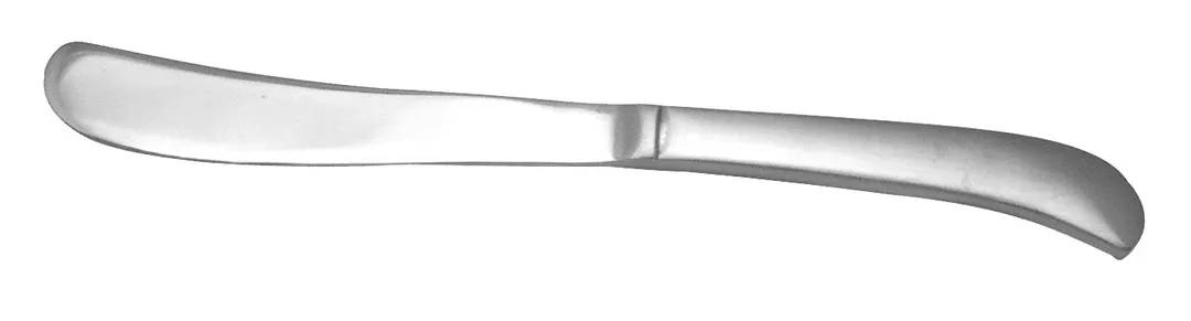 Steelite WL5111 - 6-7/8" Butter Knife, 420 Stainless Steel, 5-6" Length, Bristol Finish - 1 Dozen