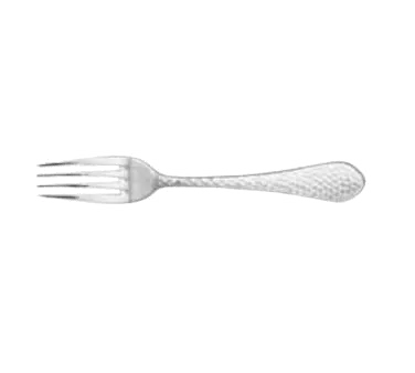 Steelite WL6306 Salad Fork, 7" Hammered, 18/10 Stainless Steel Mirror, Walco IronStone - 1 Dozen