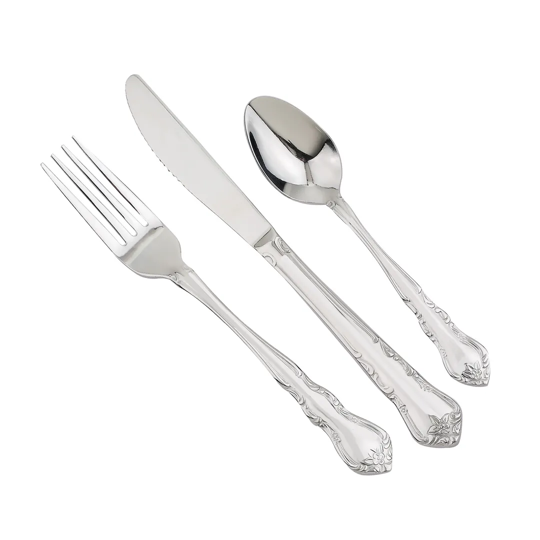Steelite WL6504 Iced Tea Spoon, 7-1/8" Length, Heavy Weight, 18/0 Stainless Steel - 1 Dozen