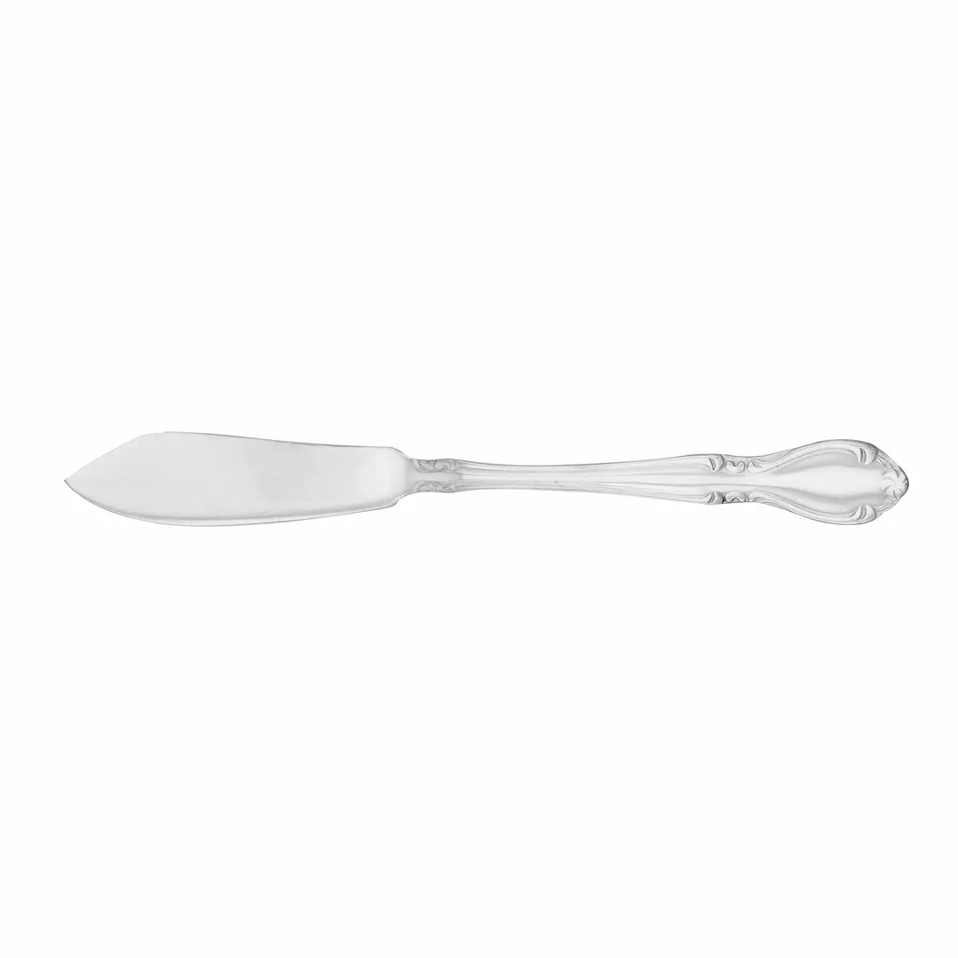 Steelite WL9110 Butter Spreader, 6-3/4" Flat Handle, Fiddle Design, 18/10 Stainless Steel, - 1 Dozen