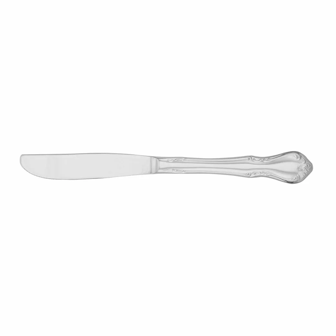 Steelite WL9125 - 9" Dinner Knife, Fiddleback Design, 420 Stainless Steel, Hollow Handle, 1 Dozen