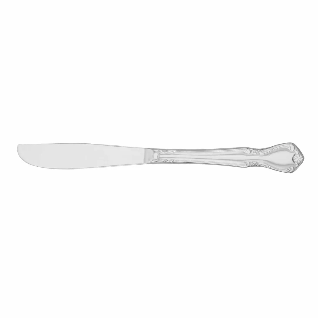 Steelite WL91451 - European Dinner Knife 9-1/4" Fiddleback, 420 Stainless Steel, 8"-9" - 1 Dozen