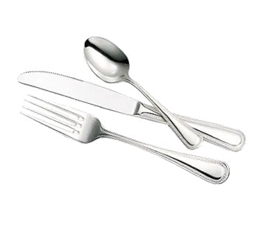 Steelite WL9225 Dinner Knife, 9-1/8" Hollow Handle, 420 Stainless Steel, Bead Finish - 1 Dozen