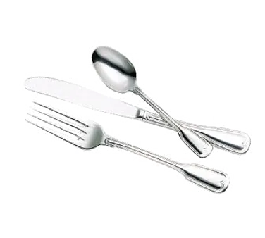 Steelite WL9315 - 5-1/2" Cocktail Oyster Fork, 18/10 Stainless Steel, Luxor Finish, - 1 Dozen